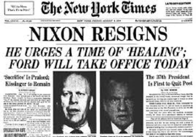 Nixon's Resignation