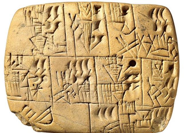 Sumer made Kish tablets out of limestone.