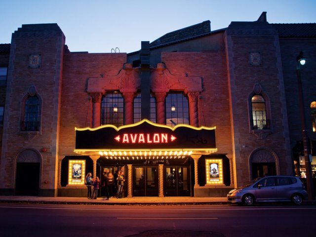 Avalon Theatre, which opened in 1923 as a silent film house.