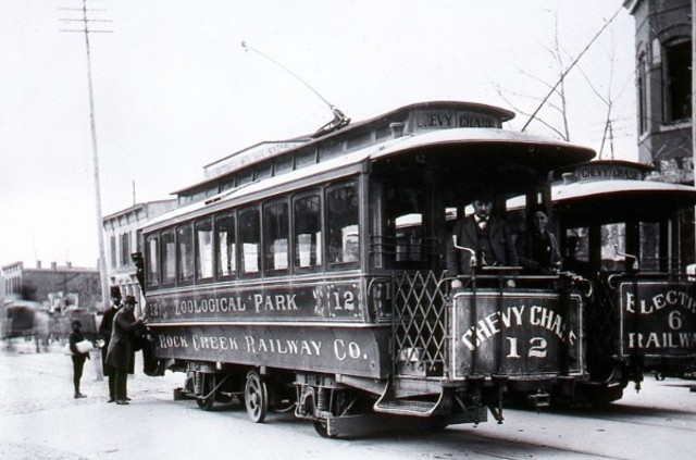 17 Oct. 1888 electric streetcar started running.