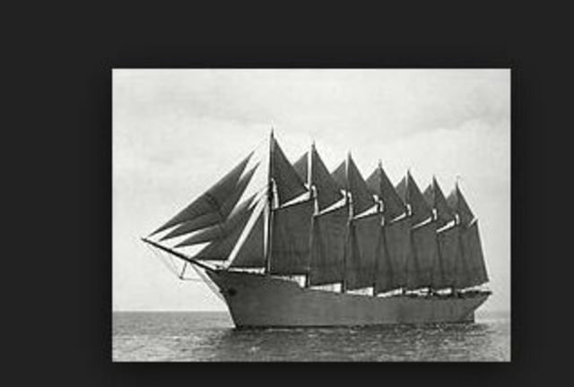 Multi-masted schooner