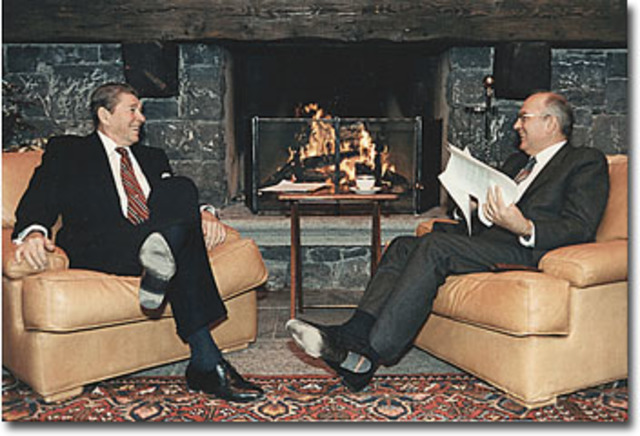 Geneva Conference with Gorbachev