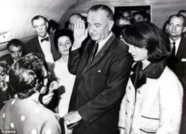 President Johnson Sworn In