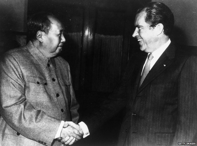Nixon visits China