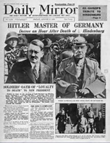 Hitler Becomes Chancellor