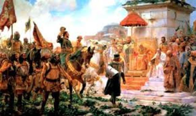 Los Visigodos expulsan a los bizantinos de España.