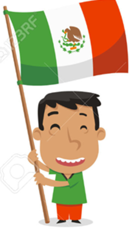 Abanderada en el kinder