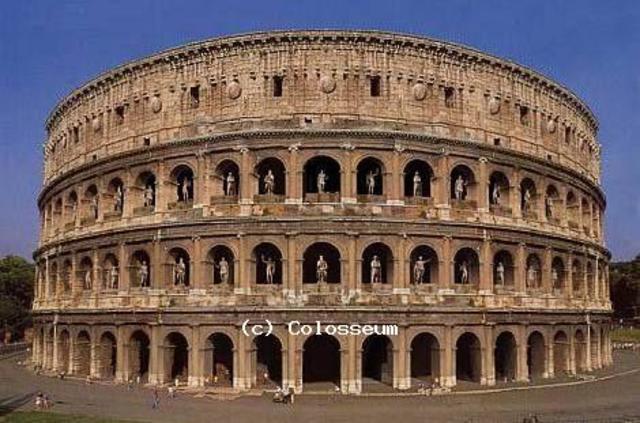 When the colosseum was made