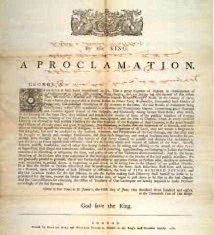 1763 Royal proclamation