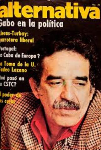 Surge la revista de izquierda "Alternativa".