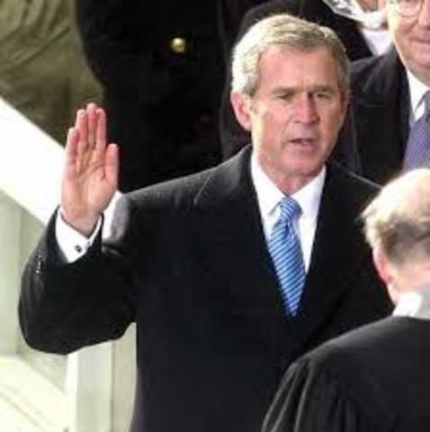 George Bush sworn into office