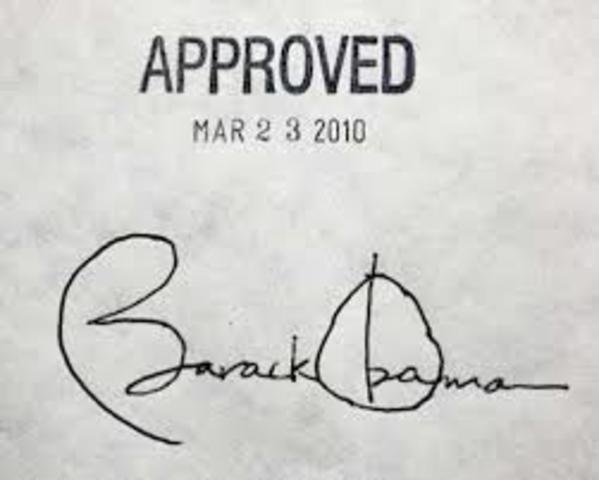 Affordable Care Act (ACA) "Obamacare"