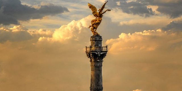 Inauguración del Angel de Independencia