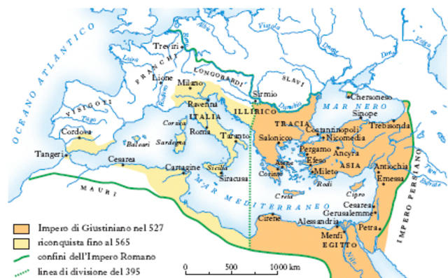 Impero d'Oriente e Impero d'Occidente