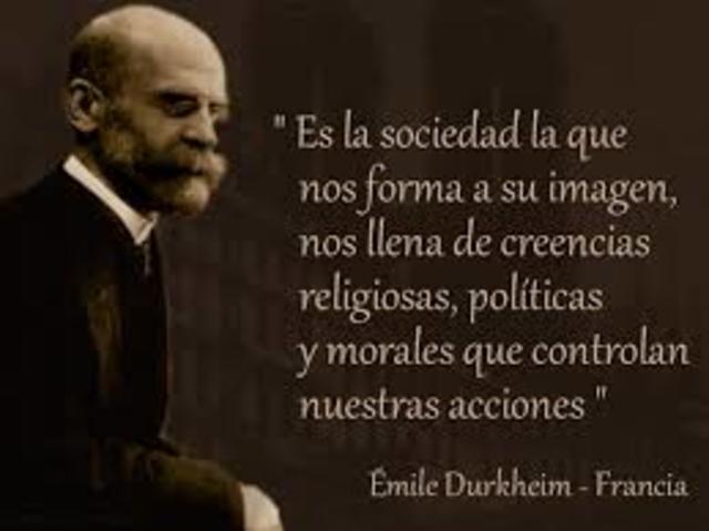 Durkheim (1858-1917)