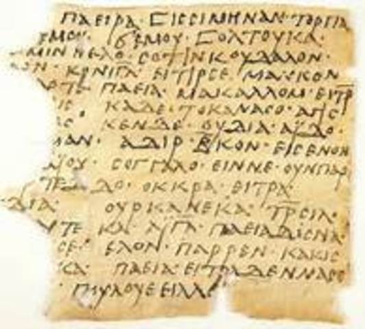 Pergaminos y biblioteca de Alejandría