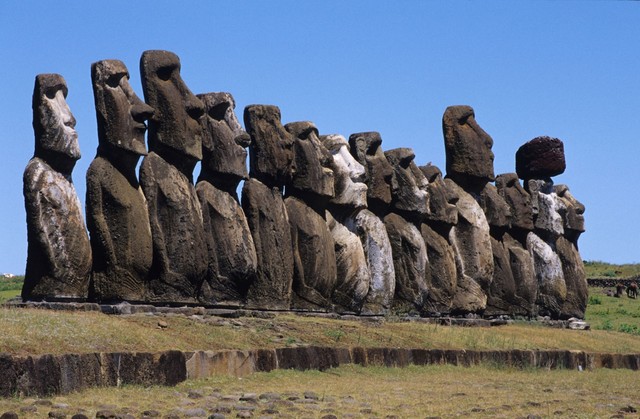 The Moai of Rapa Nui