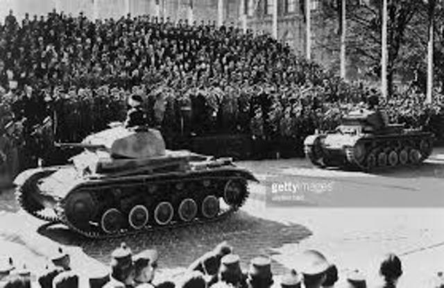 Hitler broke the Treaty of Versailles