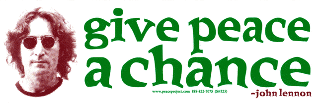give peace a chance