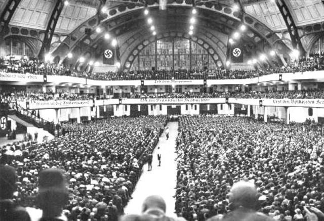 The Nazis capitalized on the situation by criticizing the ruling government and began to win elections.