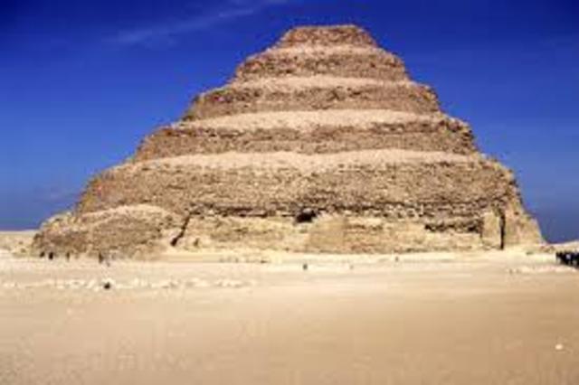 Egypt- The fist pyramid was built