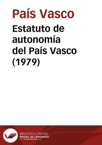 Estatuto de Autonomía Vasco