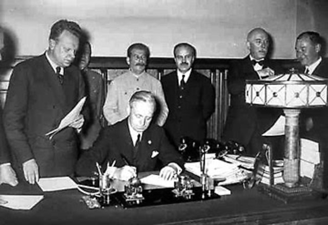 Molotov-Ribbentrop Pact is Signed