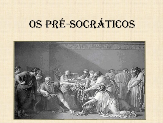 filósofos pré-socráticos