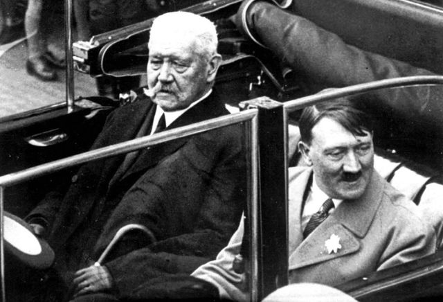 German president dies and Hitler becomes leader
