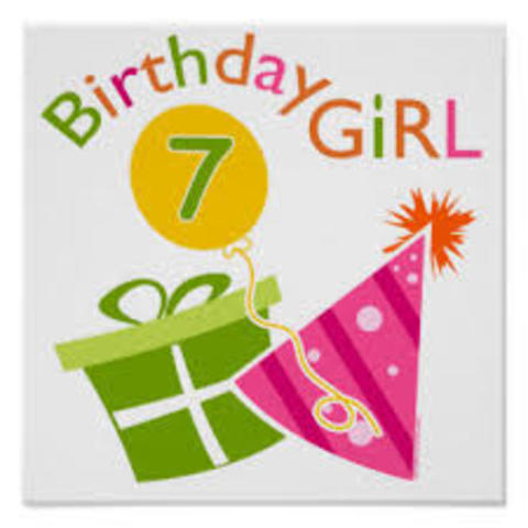 i had my 7th birthday