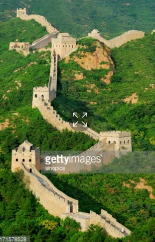 Great wall of china built