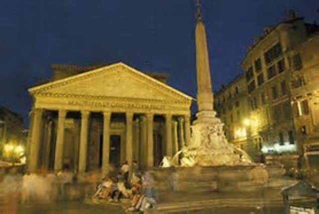 Pantheon constructed by Hadrian