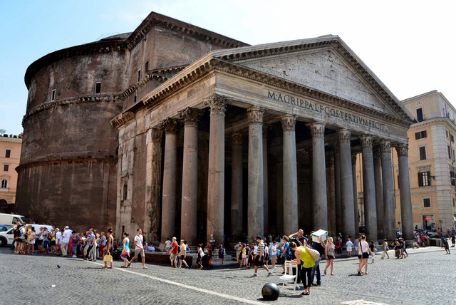 Pantheon constructed by Hadrian