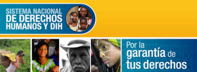 Programa presidencial para la promoción, respeto y garantía de los derechos humanos y aplicación del derecho internacional humanitario.