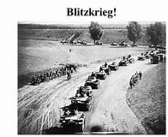 German Blietzkrieg on Soviet Union