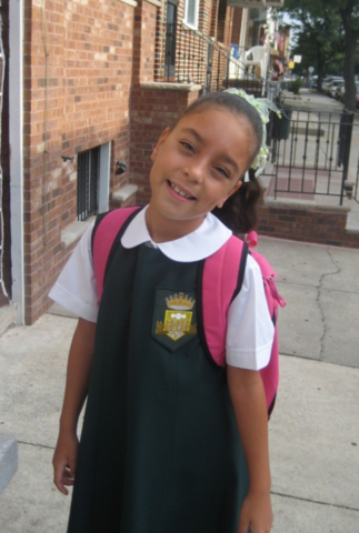 Mi primer día de primer grado: el 4 de septiembre de 2008