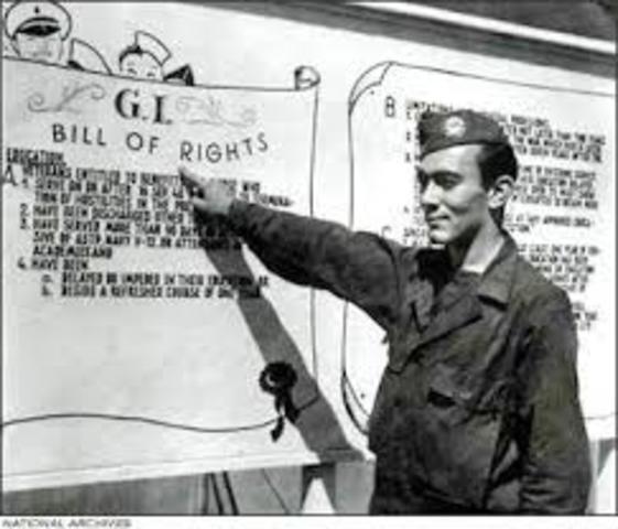 G.I. Bill (Servicemen's Readjustment Act 1944)