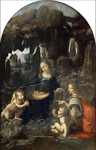 The virgin of the rocks