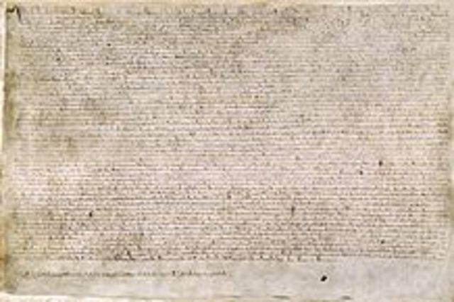 Magna Carta (or "the Great Charter")