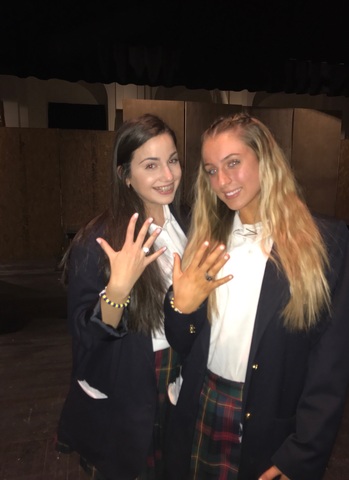 Cuando yo recibí mi anillo de la clase.