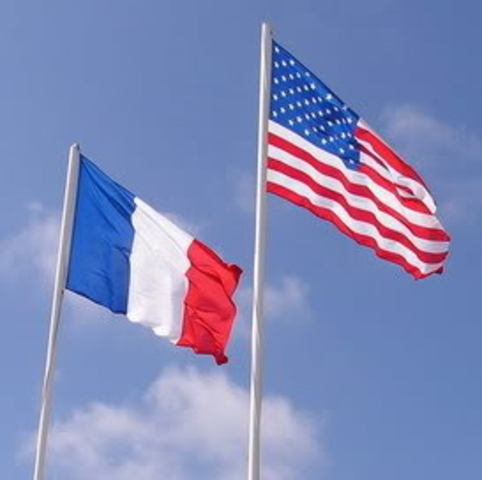 America supports France