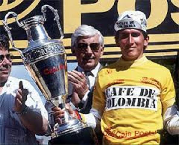 Lucho Herrera gana el Tour de Francia