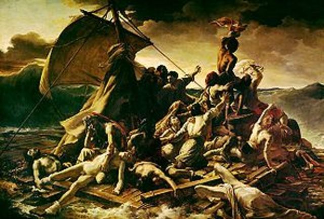 "The raft of the Medusa" By Théodore Géricault