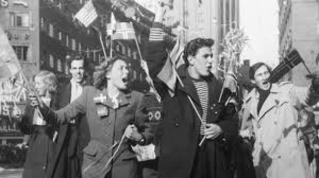 Andra världskriget slutar