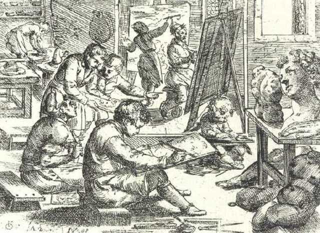 Starts apprenticeship in Florence, aged 17