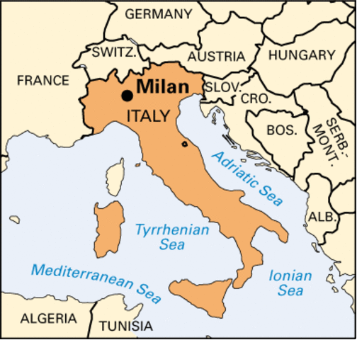 Moves to Milan, aged 30