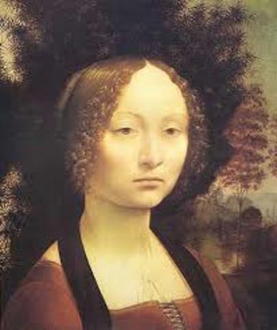 Painted a picture of Ginerva De Benci