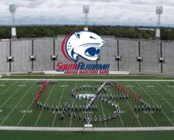 I join the Jaguar Marching Band in it's inagural year.