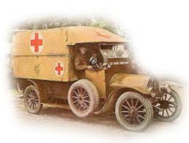 signed up for ambulance corps