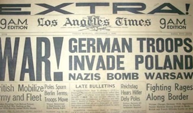 The start of WW2